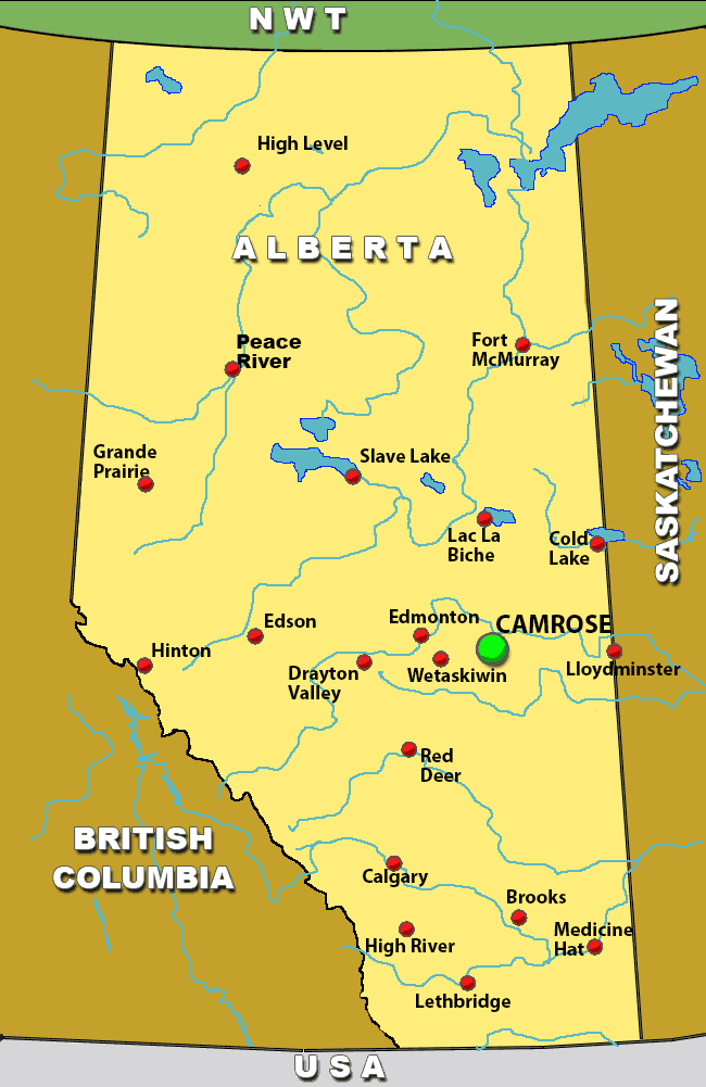 Charter Flights To Camrose Alberta Charter Flight Network